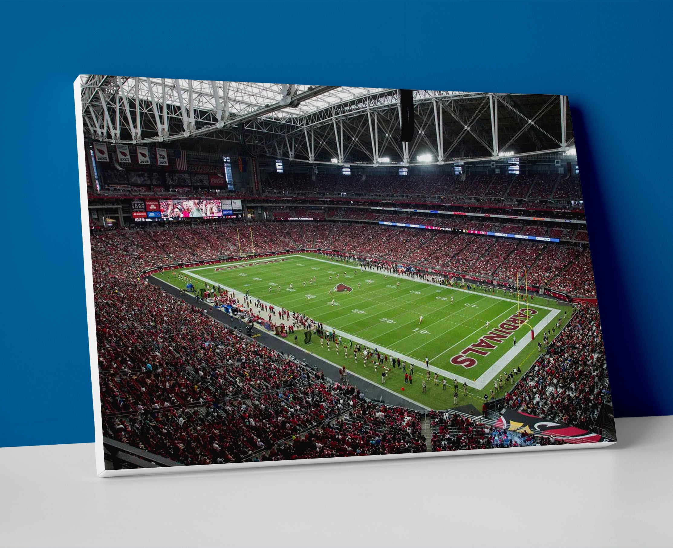 arizona cardinals stadium poster canvas wall art painting artwork football